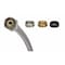 Fits-All Fluidmaster Univseral 1/2 in. FIP Compression 12 in. Braided Stainless Steel Supply Line B4F12U - alternate 2